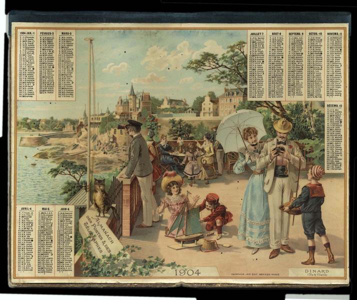 ALMANACH DES POSTES ET DES TELEGRAPHES / DINARD (Ille-&-Vilaine) (titre inscrit)_0