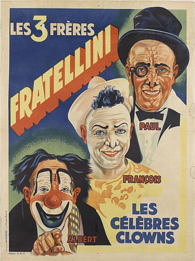 LES 3 FRERES FRATELLINI / PAUL / FRANçOIS / ALBERT / LES / CELÈBRES / CLOWNS (titre inscrit)_0
