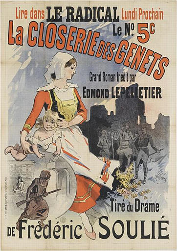 LA CLOSERIE DES GENETS / Grand Roman Inédit par / EDMOND LEPELLETIER (titre inscrit)_0