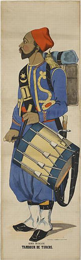 ARMÉE FRANçAISE. / TAMBOUR DE TURCOS (titre inscrit)_0