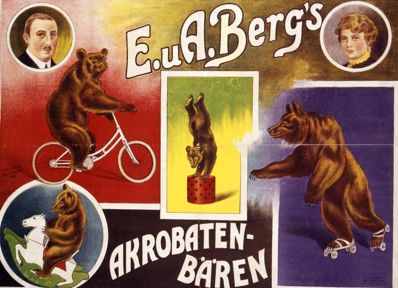 E. uA.Berg's / AKROBATEN- / BÄREN (titre inscrit)_0