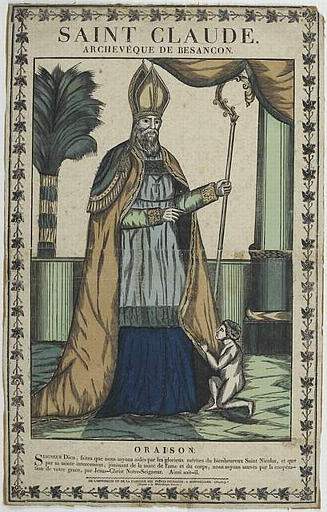 SAINT CLAUDE. / ARCHEVEQUE DE BESANCON. (titre inscrit)_0