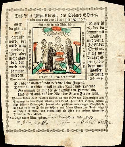 Das Blut JEsu Christi, des Sohnes GOttes / macht uns rein von allen unsern Sünden (titre inscrit)_0