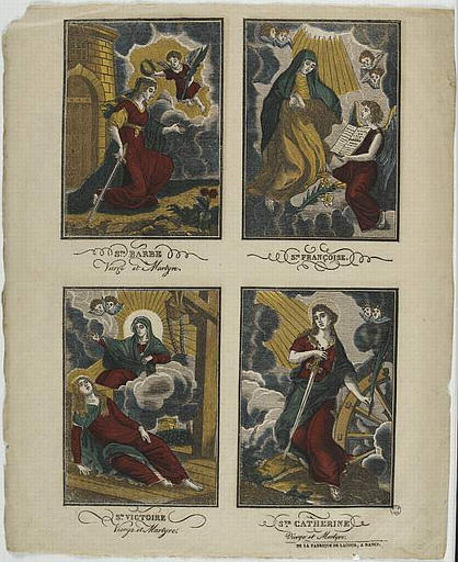 STE. BARBE / STE. FRANCOISE / STE. VICTOIRE / STE. CATHERINE (titre inscrit)_0