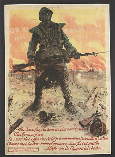 ON NE PASSE PAS ! / 1914 1918 (titre inscrit), Maurice Louis Henri Neumont, 1918