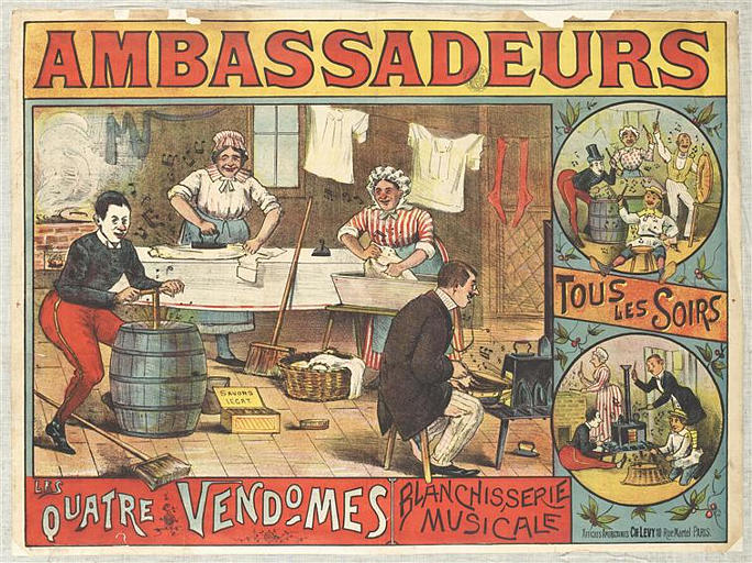 AMBASSADEURS / LES QUATRE VENDOMES / BLANCHISSERIE / MUSICALE (titre inscrit)_0