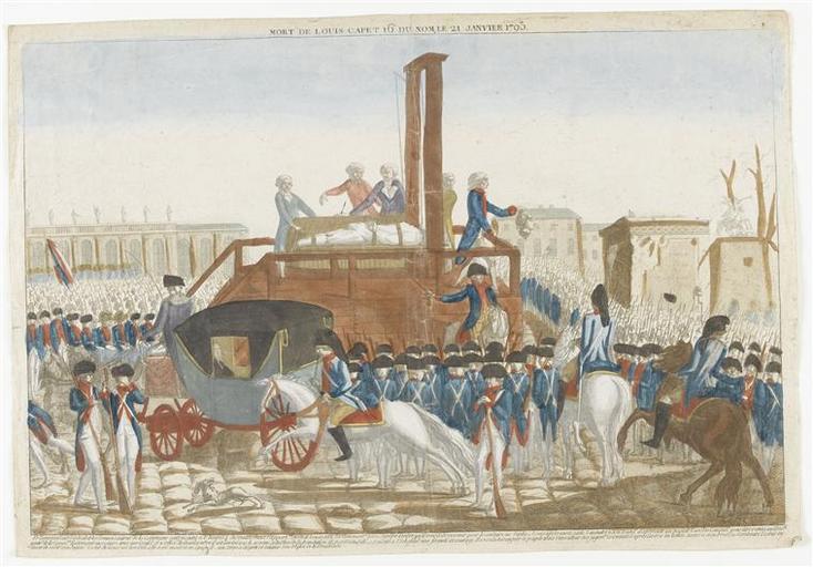 MORT DE LOUIS CAPET 16E DU NOM, LE 21 JANVIER 1793. (titre inscrit)_0