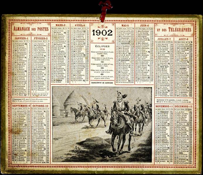 ALMANACH DES POSTES / ET DES TELEGRAPHES / 1902 (titre inscrit)_0