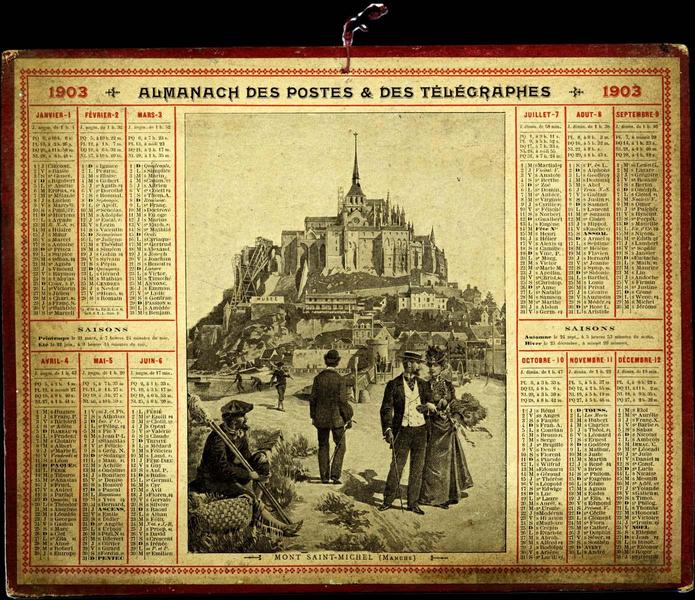 ALMANACH DES POSTES & DES TELEGRAPHES / 1903 (titre inscrit)_0