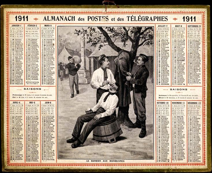 ALMANACH des Postes et des Télégraphes / 1911 (titre inscrit)_0