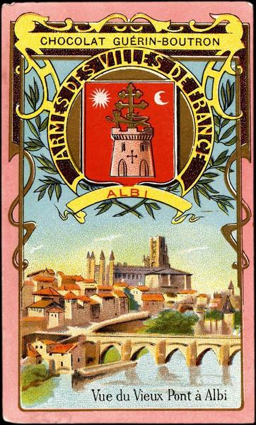 ARMES DES VILLES DE FRANCE / ALBI / Vue du Vieux Pont à Albi (titre inscrit)_0