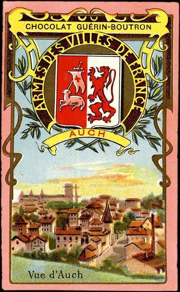 ARMES DES VILLES DE FRANCE / AUCH / Vue d'Auch (titre inscrit)_0