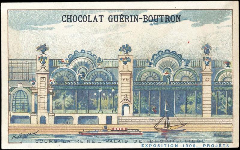 COURS LA REINE-PALAIS DE L'HORTICULTURE / EXPOSITION Universelle 1900, -PROJETS (titre inscrit), Henri Toussaint, 1900