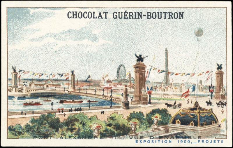 PONT ALEXANDRE III - VUE D'ENSEMBLE / EXPOSITION Universelle 1900, -PROJETS (titre inscrit), Henri Toussaint, 1900