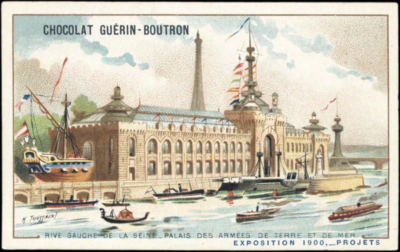 RIVE GAUCHE DE LA SEINE - PALAIS DES ARMMES... / EXPOSITION Universelle 1900, -PROJETS (titre inscrit), Henri Toussaint, 1900