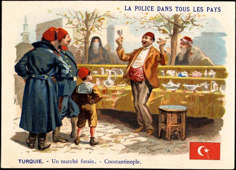 LA POLICE DANS TOUS LES PAYS / TURQUIE. - UN MARCHE FORAIN. - Constantinople (titre inscrit)_0