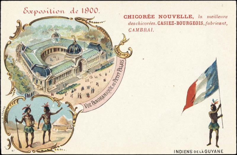 Exposition Universelle de 1900 / VUE PANORAMIQUE DU PETIT PALAIS / INDIENS DE LA GUYANE (titre inscrit)_0