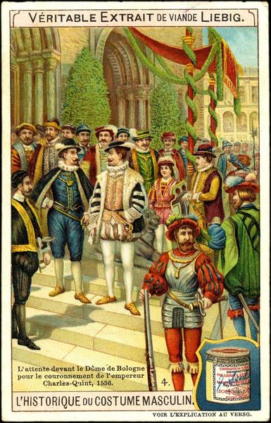 L'attente devant le Dôme de Bologne pour le couronnement de l'empereur Charles-Quint. 4 (titre inscrit)_0