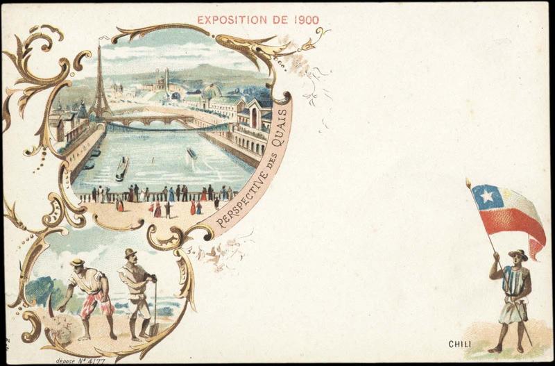 Exposition Universelle de 1900 / PERSPECTIVE DES QUAIS / CHILI (titre inscrit)_0