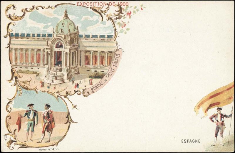 EXPOSITION UNIVERSELLE DE 1900 / PORCHE DU PETIT PALAIS / ESPAGNE (titre inscrit)_0