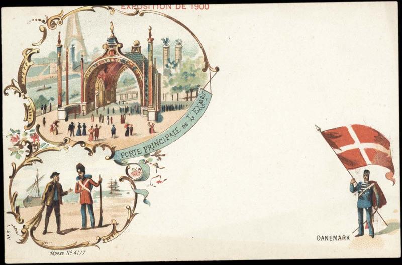 Exposition Universelle de 1900 / PORTE PRINCIPALE DE L'EXPOSITION / DANEMARK (titre inscrit)_0