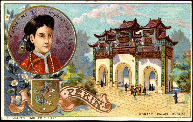 PEKIN / TSOU-NI / PORTE DU PALAIS IMPERIAL / IMPERATRICE DE CHINE (titre inscrit)_0