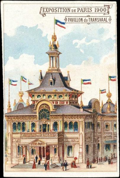 EXPOSITION Universelle DE PARIS 1900 / PAVILLON DU TRANSVAAL (titre inscrit)_0