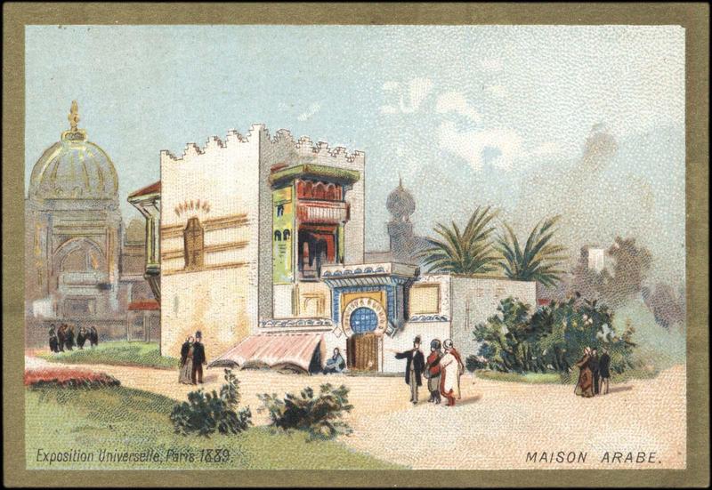 Exposition Universelle, Paris 1889. MAISON ARABE (titre inscrit)_0
