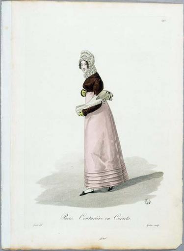 Paris. Couturière en Corsets (titre inscrit), Louis Marie Lante, 1824 vers