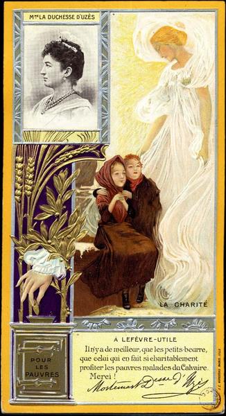 Mme la duchesse d'Uzès, la charité (titre inscrit)_0