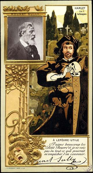 Mounet Sully de la Comédie française, Hamlet acte V les fossoyeurs (titre inscrit)_0