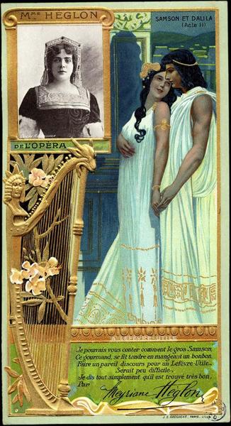 Mme Héglon de l'Opéra, Samson et Dalila (acte II) (titre inscrit)_0