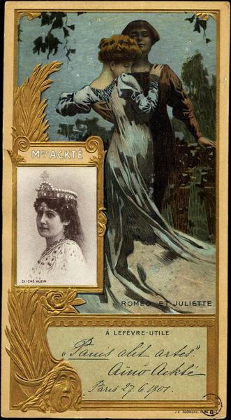 Mme. Ackté, Roméo et Juliette (titre inscrit)_0