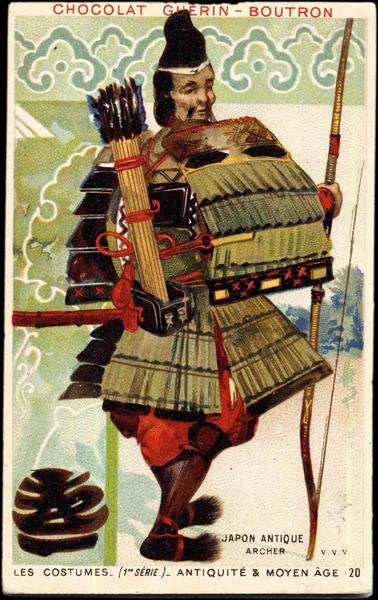 JAPON ANTIQUE / ARCHER / LES COSTUMES- (1re SERIE) - ANTIQUITE ET MOYEN AGE-20 (titre inscrit)_0