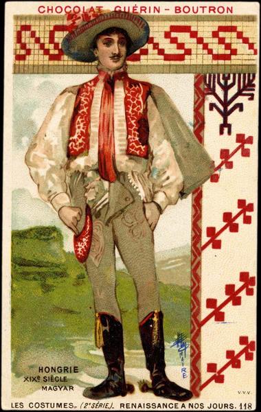 LES COSTUMES- (2è SÉRIE) - RENAISSANCE A NOS JOURS.118.HONGRIE / XIXè SIECLE / MAGYAR (titre inscrit)_0