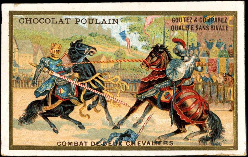 LES TOURNOIS / COMBAT DE DEUX CHEVALIERS (titre inscrit)_0