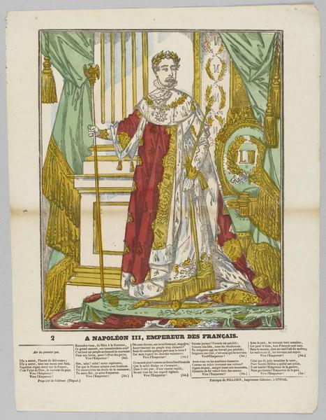 A NAPOLEON III, EMPEREUR DES FRANCAIS (titre inscrit), 3e quart 19e siècle