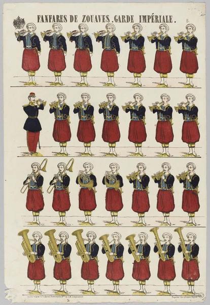 FANFARES DE ZOUAVES. GARDE IMPERIALE (titre inscrit)_0