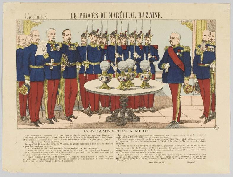 (Actualité). LE PROCES DU MARECHAL BAZAINE (titre inscrit)_0
