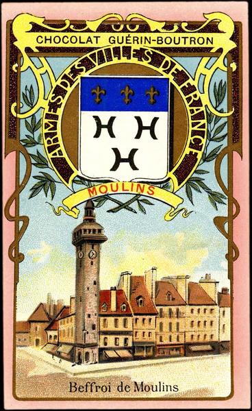 ARMES DES VILLES DE FRANCE / MOULINS / Beffroi de Moulins (titre inscrit)_0