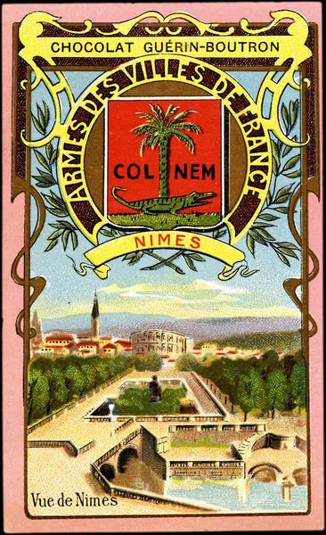ARMES DES VILLES DE FRANCE / NIMES / Vue de Nîmes (titre inscrit)_0