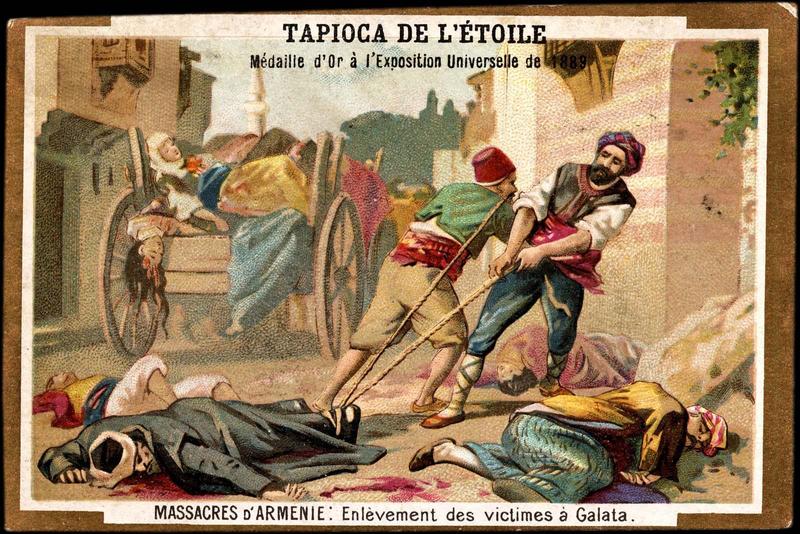 MASSACRES D'ARMENIE : Enlèvement des victimes à Galata (titre inscrit)_0