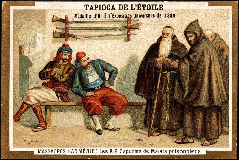 MASSACRES D'ARMENIE : Les R.P. Capucins de Malata prisonniers (titre inscrit)_0