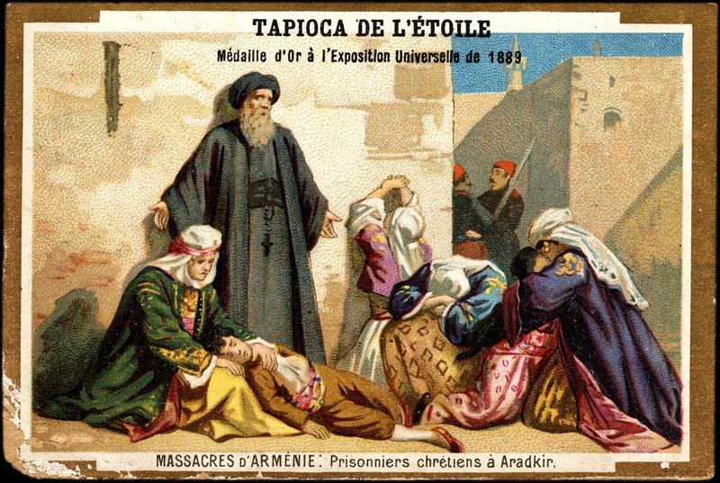 MASSACRES D'ARMENIE : Prisonniers chrétiens à Aradkir (titre inscrit)_0