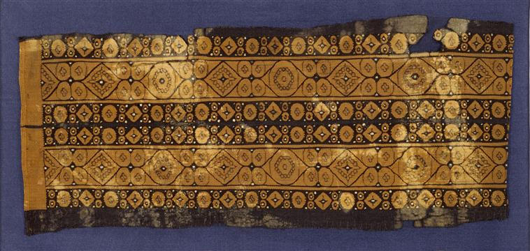 FRAGMENT DE TAPISSERIE POLYCHROME_0