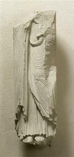statue : Saint Pierre, partie inférieure (cathédrale Notre-Dame de Paris), 1145 vers
