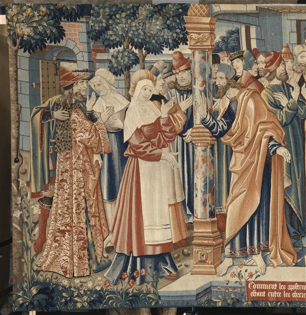 Légende de saint Etienne (scène 01 et 02) : Désignation et ordination des premiers diacres de l'Eglise, parmi lesquels Etienne_2
