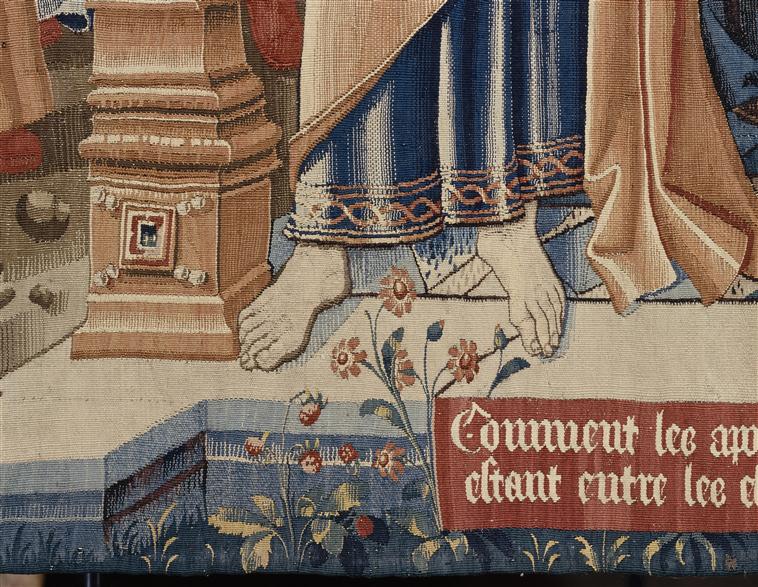Légende de saint Etienne (scène 01 et 02) : Désignation et ordination des premiers diacres de l'Eglise, parmi lesquels Etienne_4