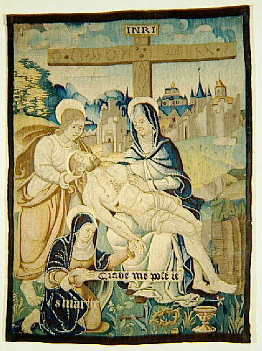 Scènes de l'Enfance et de la Passion du Christ : La Déploration sur le corps du Christ mort_0