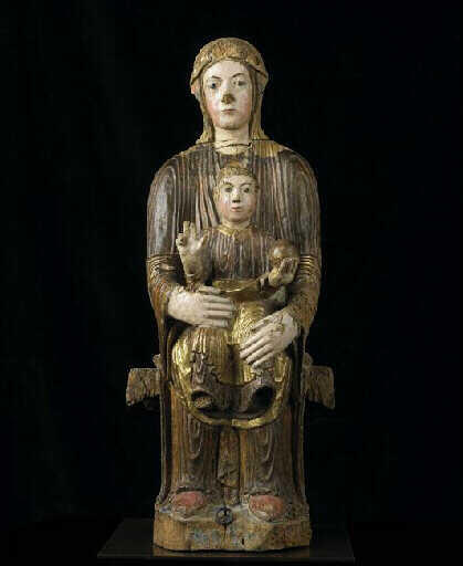 Statue : Vierge à l'Enfant en majesté (Auvergne)_0
